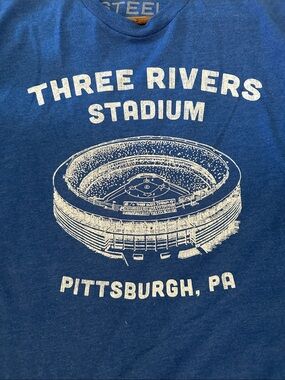 Three Rivers Stadium Graphic Tee - Blue